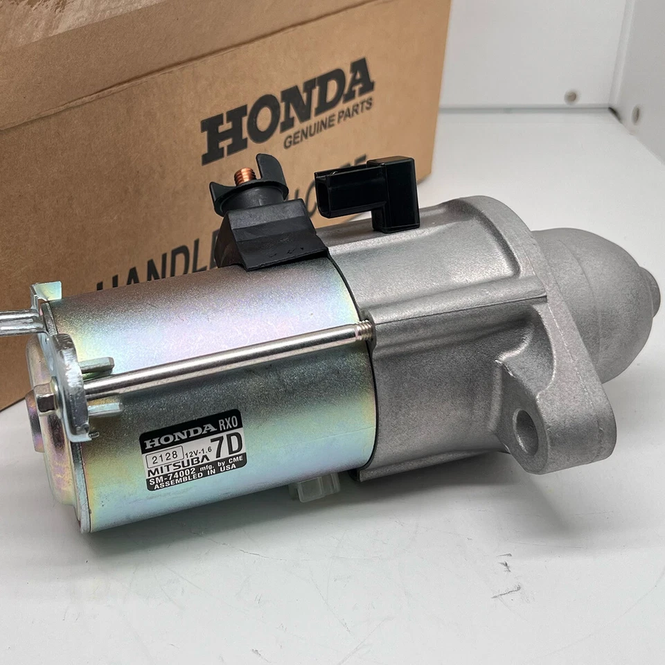 NEW Genuine Honda 31200-RX0-A02 OEM Starter for Civic CR-V Crosstour Acura ILX - Image 2 of 4