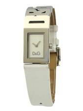 D&G Dolce & Gabbana Women's DW0508 Shout Analog White Leather Strap Watch