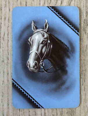 Vintage Single Swap Spielkarte ALF COOKE UNIVERSAL WORKS NEW BOND Horse s Head