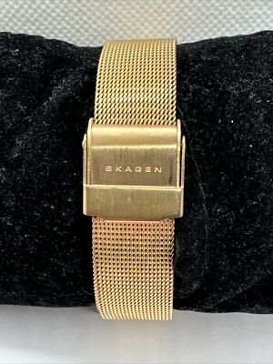 Skagen Freja 358SRRD Womens Rose-Tone Steel Mesh Analog Dial Quartz Watch AEA003 Skagen Freja 358SRRD Womens Rose-Tone Steel Mesh Analog Dial  main image 4