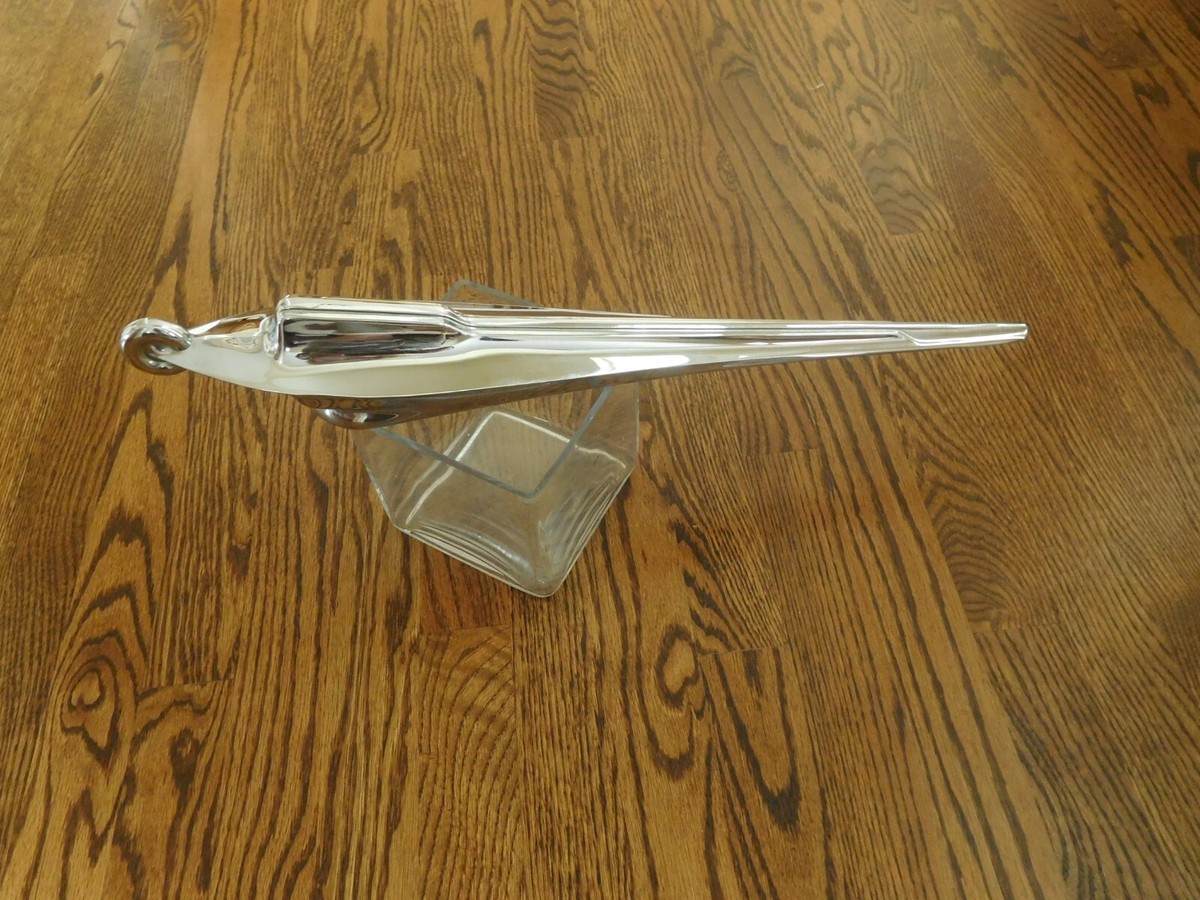 1949 1950 PACKARD HOOD ORNAMENT Stylized Goddess Of Speed Factory