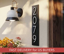 House numbers | Address sign | Modern address plaque | Housewarming gift | Sign