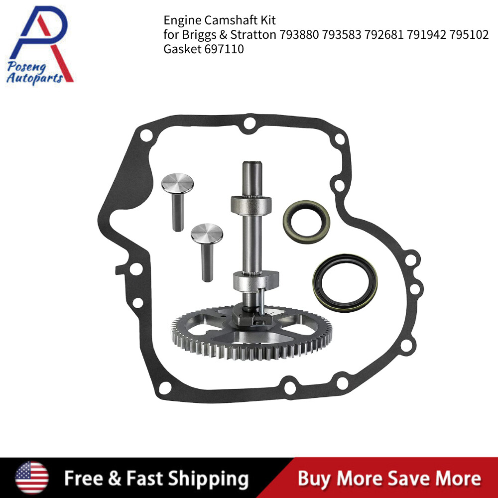 ISTOVO Camshaft Kit For Briggs & Stratton Engines - Includes 793880 Camshaft, Gaskets & Seals
