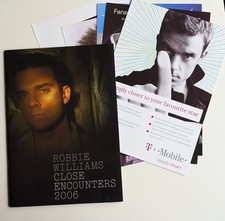 Robbie Williams Close Encounters 2006 Original Tour Programme