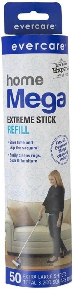 Evercare Mega Roller Recarga 50 Hojas Paquete de 6 Foto 2 de 2