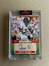 2025 Leaf Glory of The Game Prep All American DEUCE KNIGHT #37/99  RC  Auto