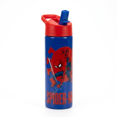 HOX Spiderman Kids Water Bottle 750ml Stainless Steel Insulated School Drinks