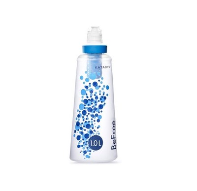Katadyn BeFree 1L Water Filter Collapsible Bottle Compact Camping No Filter New