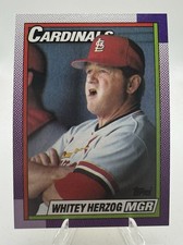 1990 Topps Whitey Herzog St. Louis Cardinals #261