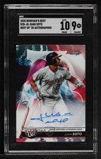 2020 Bowman's Best Best of 2020 Auto Juan Soto #B20-JS SGC 9 MINT Auto 7ut