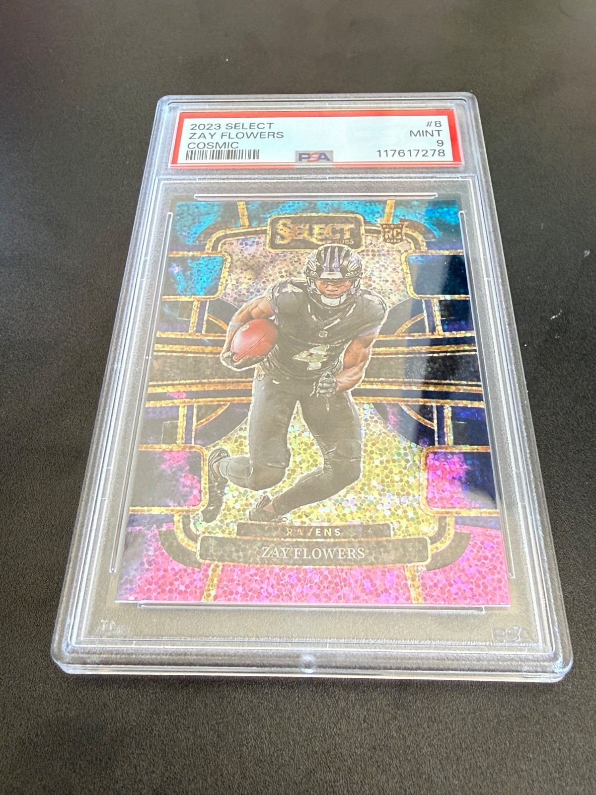 2023 Select Zay Flowers Cosmic Rookie RC PSA 9 #8