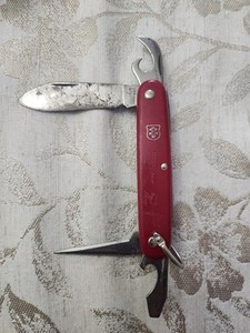 Vintage Colonial Knife Made in USA Campers Mutli Tool, Camping, Hiking Knife