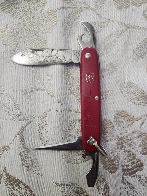 Vintage Colonial Knife Made in USA Campers Mutli Tool, Camping, Hiking Knife