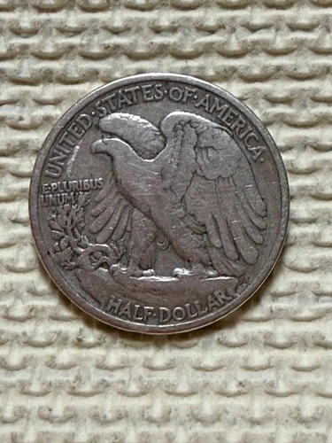 Double Tail Walking Liberty Half Dollar AU, 1940s