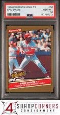 1986 DONRUSS HIGHLIGHTS #30 ERIC DAVIS REDS PSA 10