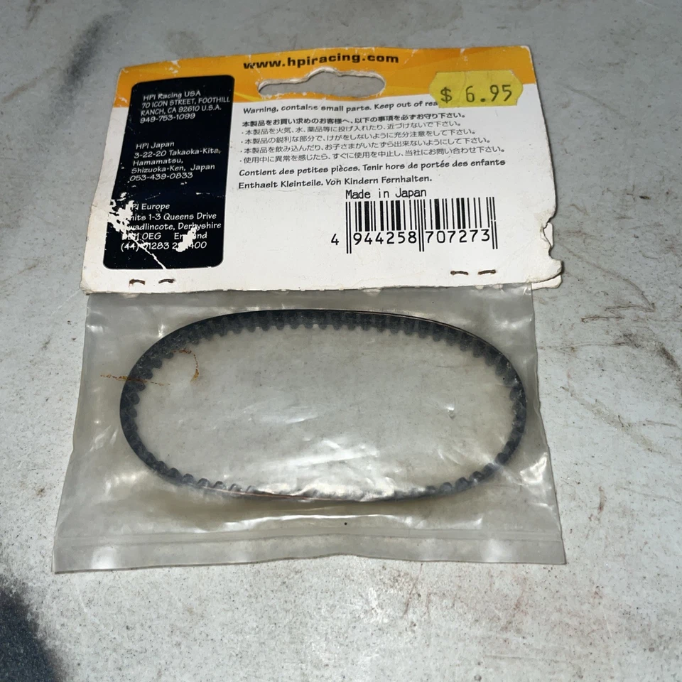 Cinturón HPI A727 S3M 189 (63T) 5,5mm para R40 delantero o trasero DESCATALOGADO (MK47) Foto 2 de 2