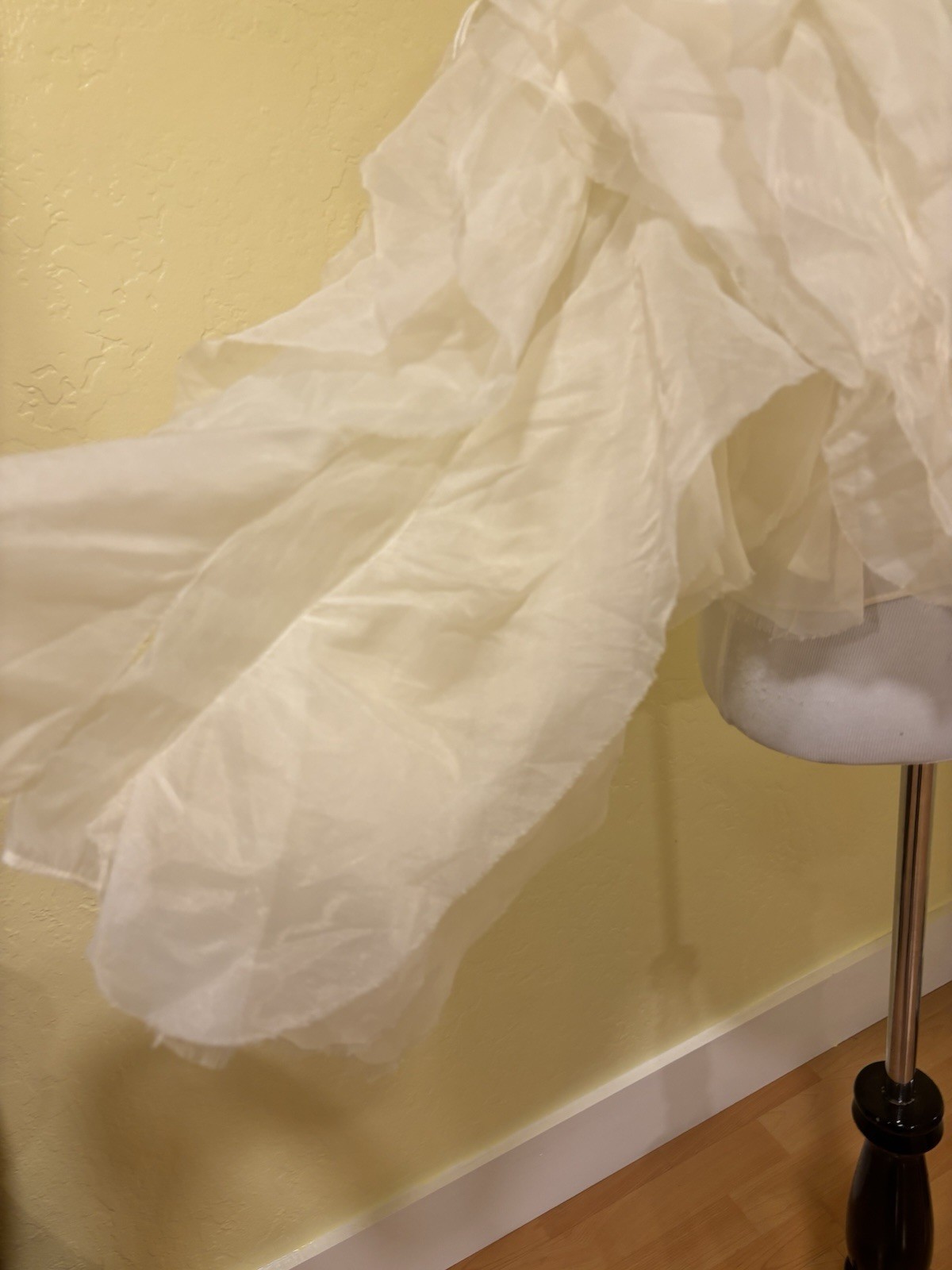 COMMENSE Solid Patchwork Folds Blouse Women Round… - image 3