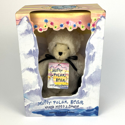 Muffy Vanderbear Muffy Polar Bear | /w Box Bear Holiday Limited Edition