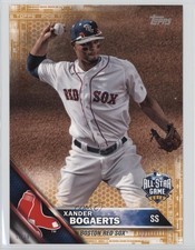 2016 Topps Update Topps.com Online Exclusive 5x7 Gold 5/10 Xander Bogaerts 2d9