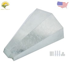 Medium Size Chicken Cone Galvanized Steel Poultry Restraining Cone for Chicken