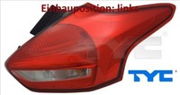 Tyc 11-12808-16-2 Heckleuchte Links RüCklicht Hecklicht RüCkleuchte FüR Ford