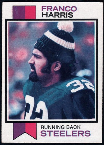 Franco Harris #89 1973 Topps card