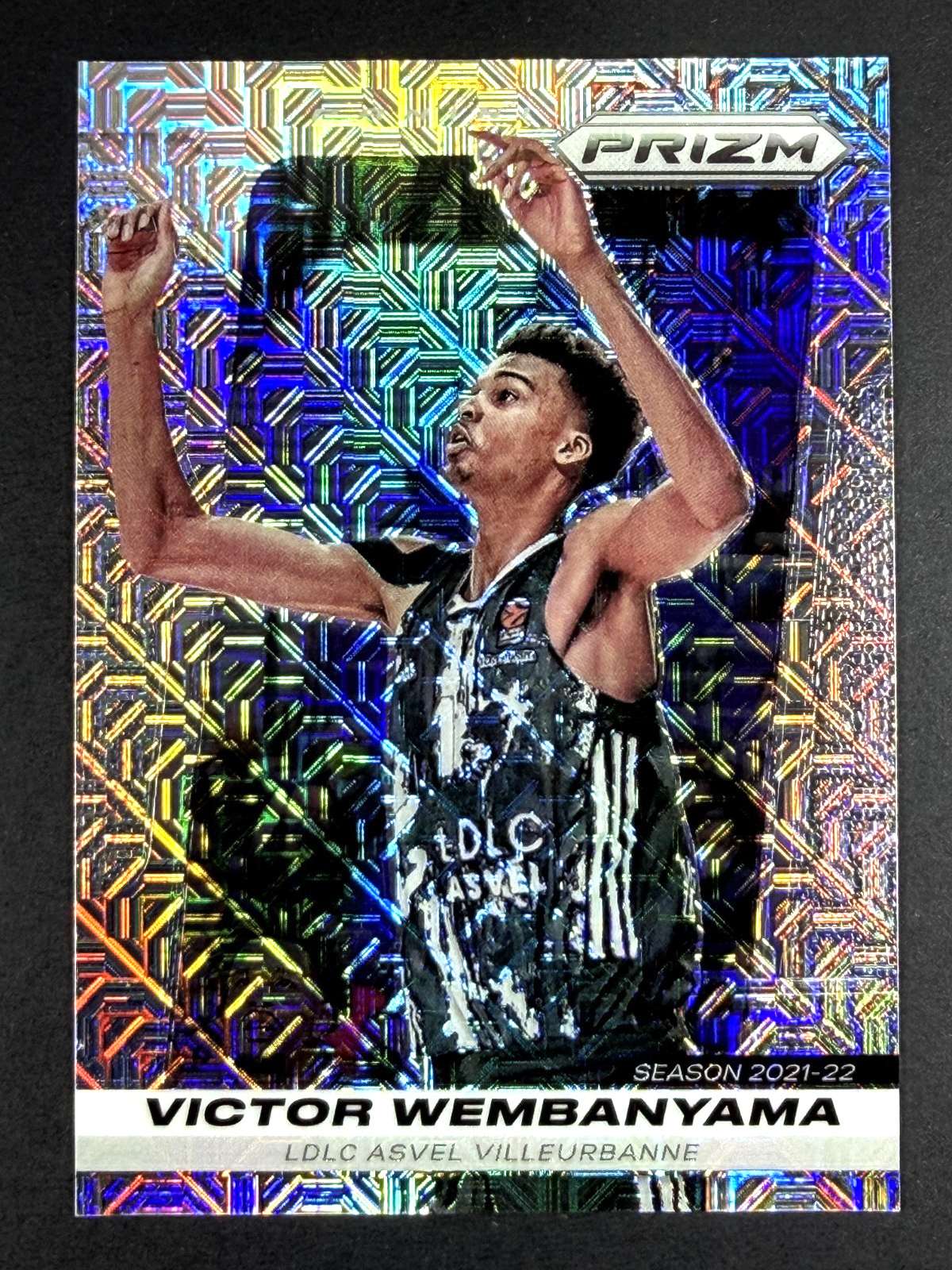2024-25 Panini Prizm EuroLeague Basketball Victor Wembanyama Retro Mojo 07/25