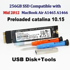 256GB 17 7pin SSD For MacBook Air 11" A1465 13  A1466 Mid 2012 EMC2558 EMC2559
