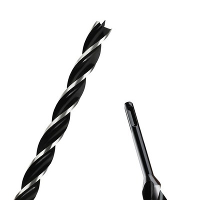 3/4'' x 18'' Auger Drill Bit with SDS Plus Shank for Wood,Tri Flute Ship Auger