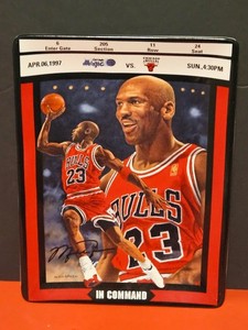 Michael Jordan “In Command” Plate - Upper Deck/ NBA