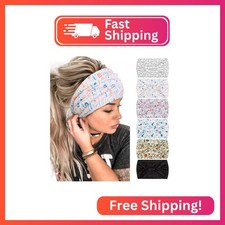 Tobeffect Headbands for Women Wide Knotted Head Bands for Women's Hair Bandana T
