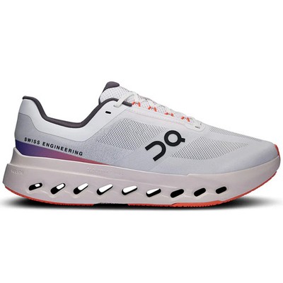 Men's On Cloudsurfer Next, White/Flame, 12.5 D Medium US