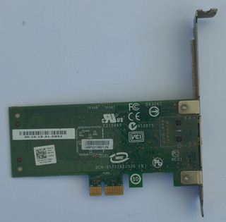Broadcom BCM 95722A2202G PCIe Wired 1Gbps RJ 45 Gigabit Network Card