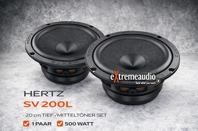Hertz SV 200L - 20 cm de graves/moyens SET SPL WOOFER 200mm 4 Ohm, 500W 1 paire - Photo 1/4