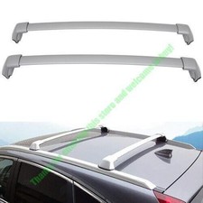 Barras transversales de techo de aluminio plateado para Honda CRV CR-V 2012-2016
