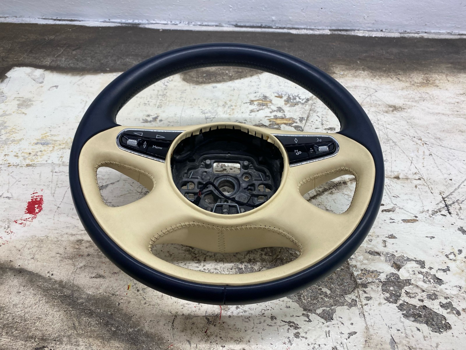 2010-2020 BENTLEY MULSANNE OEM FRONT LEFT DRIVER STEEIRNG WHEEL BLUE *WEAR