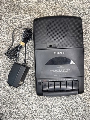 Vintage Sony Cassette-Corder TCM-929 Tape Player Recorder, w/ AC Cord WORKING