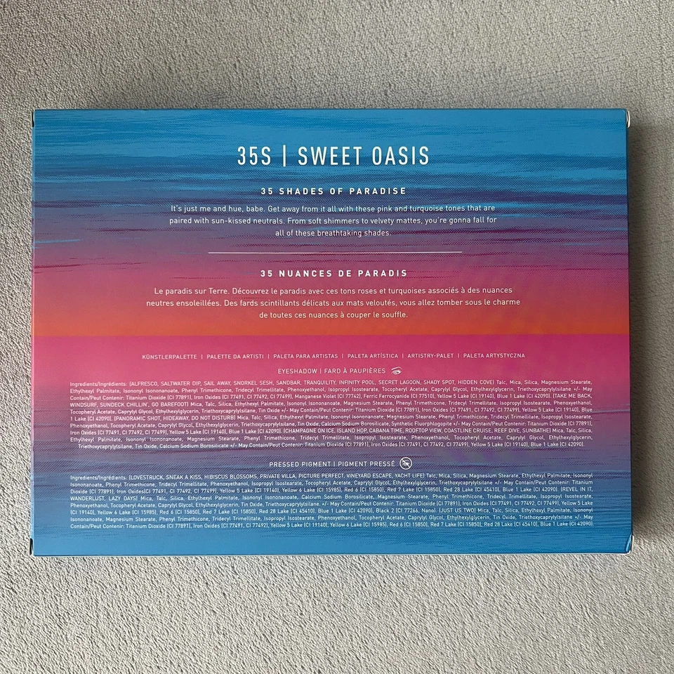 Morphe Sweet Oasis 35S Eyeshadow Palette Eye Makeup New In Box - Image 4 of 4