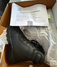 ITURRI Safety Work Lace Up Ankle Boots Black DC/PS/S853 size 8 uk