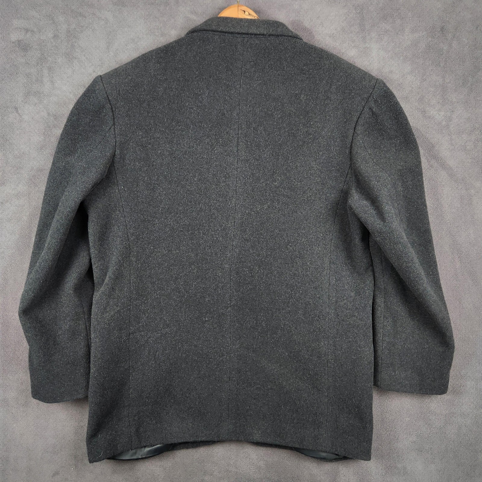 Vintage GAP Best Basic Blazer Mens Large Gray Woo… - image 2