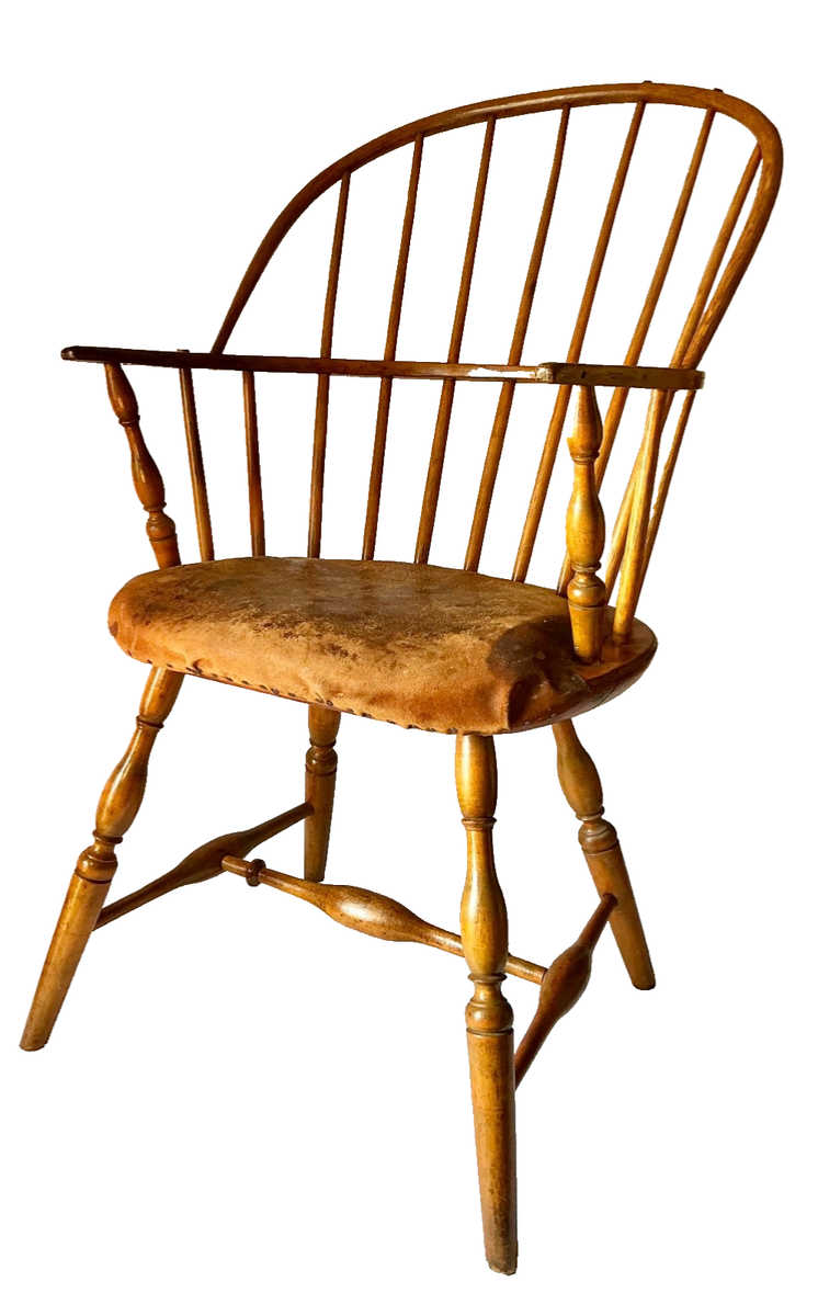 18th Century (1760-1790) Connecticut Sack Back Windsor Chair with