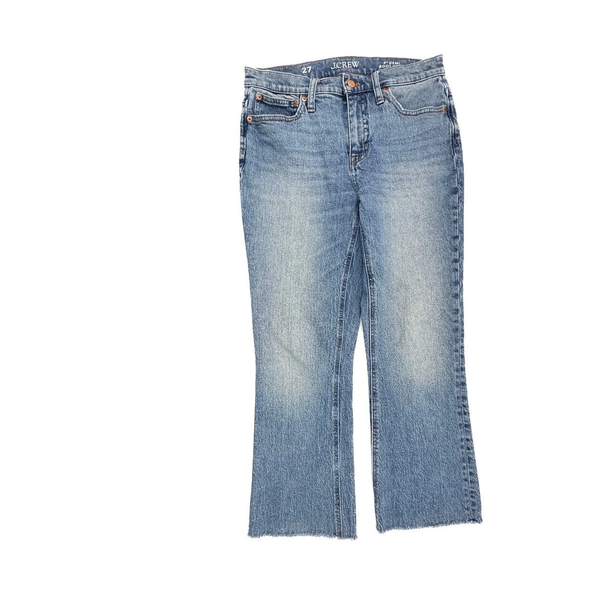 Jean J.Crew Femme Taille 28 - Bootcut Bleu Medium - Longueur 31 - Occasion