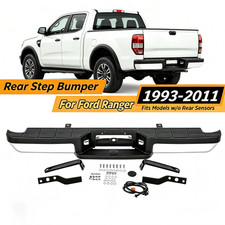 For Ford Ranger 1993-2011 Fleetsidestyleside Black Rear Step Bumper Assembly