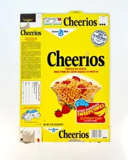Vintage 1975 General Mills Cheerios Cereal Box Disney Herbie Love Bug VW Car