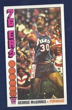 SHARP 1976 TOPPS BASKETBALL #70 GEORGE MCGINNIS HOF  .99 SHIPPING 76-372