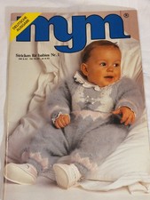 M y M  Nr.  1 Babys Zeitschrift Stricken Vintage viele Fotos sehr selten