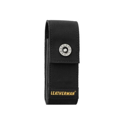 LEATHERMAN Nylon Snap Sheath w/ Pockets Fits 4-4.5in Multi-Tools, Black, Large