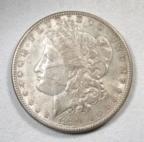 1889 Silver Morgan Dollar CH XF Coin AR94