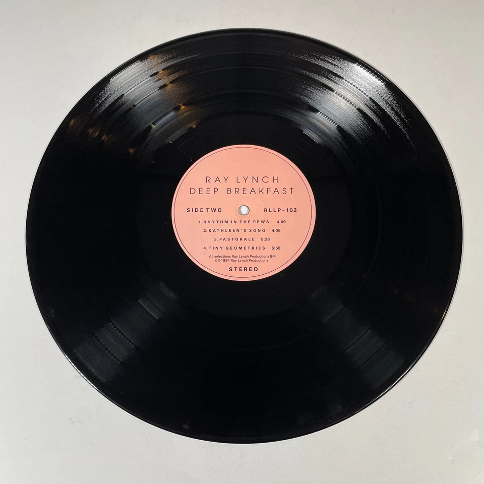 RAY LYNCH Deep Breakfast Vinyl LP 1984 EX - Image 4 of 4