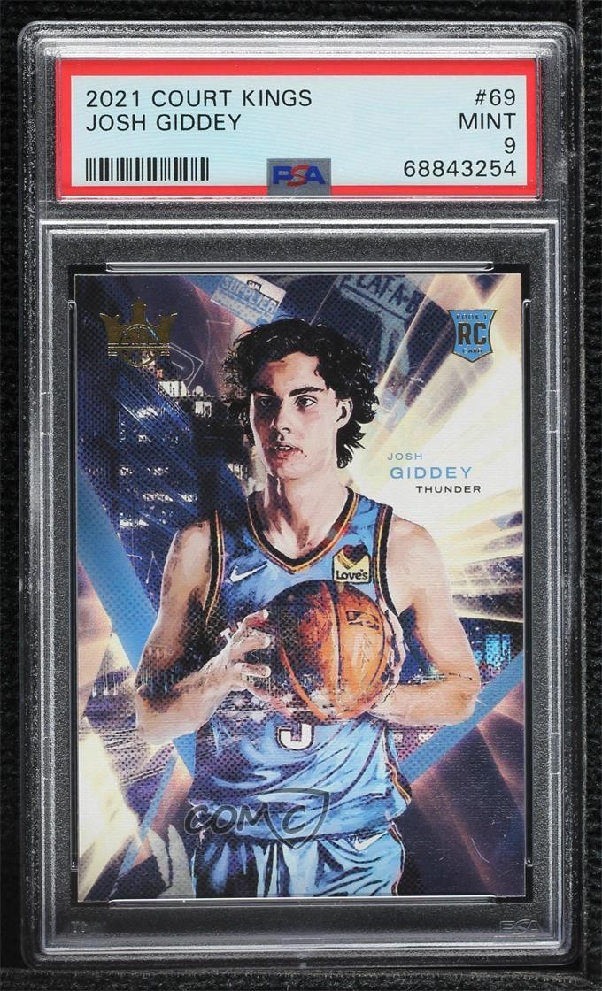 2021-22 Panini Court Kings Rookies I Josh Giddey #69 PSA 9 MINT Rookie RC 0f67